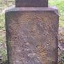 Tombstone with a wreath of oak leaves and laurel  Inscription: Auf Wiedersehen [Goodbye]