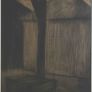 Jerzy Adam Brandhuber: Vor dem Appell, 54 × 36 cm, Kohle auf Papier, Polen 1946, PMO-I-2-356 Staatliches Museum Auschwitz-Birkenau in Oświęcim