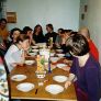 Los participantes en una cena conjunta