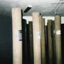  Ausstellungstafeln in Form von Säulen