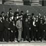 Association of Musicians in front of the Hungarian National Museum, Budapest 1930ies