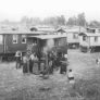 “Zigeunerlager” Berlin-Marzahn, the first internment camp for Roma (Gypsies) in the Third Reich. Germany, date uncertain, between 1936 and 1943